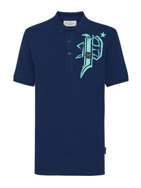PHILIPP PLEIN PHILIPP PLEIN Polo 755 Celeste Slim Fit