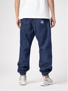 Jigga Wear Jigga Wear Jeansy elastyczne na gumce dzins cienkie wygodne 132719 Niebieski Regular Fit