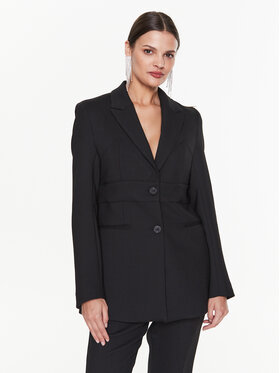 Remain Remain Suknjič Heavy Suiting RM2124 Črna Slim Fit