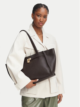 MICHAEL Michael Kors MICHAEL Michael Kors Torbica Hamilton 30F6GNXT7L Tamno smeđa