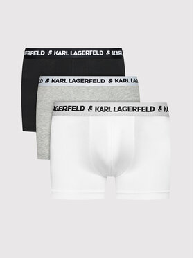 KARL LAGERFELD KARL LAGERFELD Komplet 3 par bokserek Logo 211M2104 Kolorowy