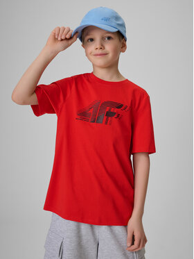 4F 4F T-Shirt PLAY SEASON Czerwony Regular Fit
