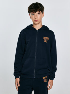 BIG STAR BIG STAR Bluza ARON Granatowy Basic Fit