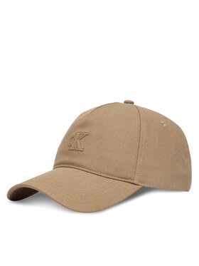 Calvin Klein Calvin Klein Καπέλο Jockey Monogram Deboss Canvas Baseball LV04G5027G Μπεζ