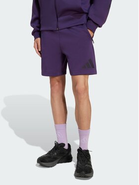adidas adidas Szorty materiałowe 139547 Fioletowy Regular Fit