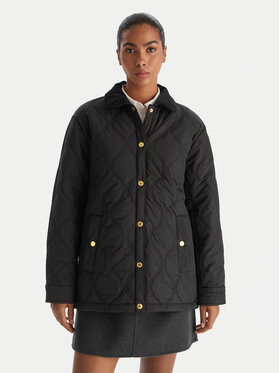 Hunter Hunter Μπουφάν μεταβατικό Witton HARW0004252 Μαύρο Regular Fit
