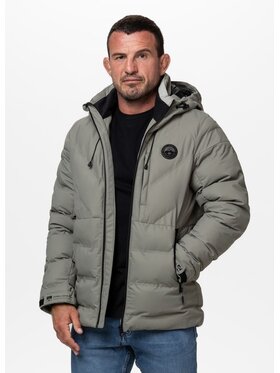 PITBULL PITBULL Kurtka zimowa STANFORD Zielony Regular Fit