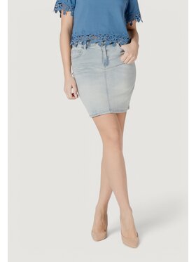 Morgan De Toi Morgan De Toi Minigonna 241-JULIE Blu Casual Fit