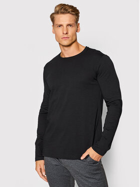 United Colors Of Benetton United Colors Of Benetton Longsleeve 3U53J1F05 Schwarz Regular Fit