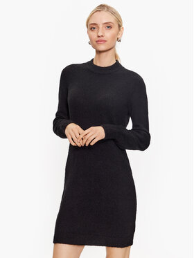 YAS YAS Плетена рокля Julietta 26029090 Черен Relaxed Fit