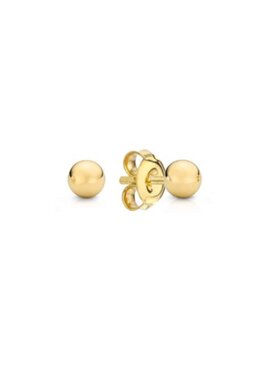 Fugart Fugart Kolczyki Kolczyki złote kulki 4mm FUG7-17-K00410-2 Złoty
