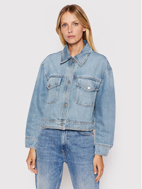 Boss Boss Jeansová bunda 50474222 Modrá Regular Fit