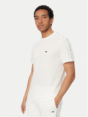 Lacoste Lacoste T-krekls TH0888 Balts Regular Fit