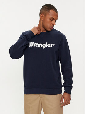 Wrangler Wrangler Bluza Logo 112350539 Écru Regular Fit