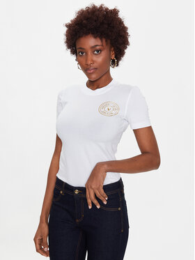 Versace Jeans Couture Versace Jeans Couture T-shirt 74HAHT06 Blanc Regular Fit