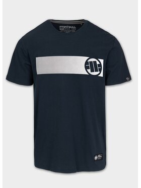 PITBULL PITBULL T-Shirt Koszulka męska CASINO L Granatowy Regular Fit