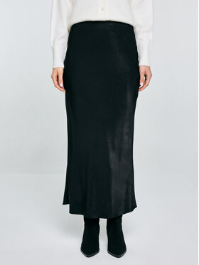 BIG STAR BIG STAR Spódnica midi ELENI Czarny Slim Fit