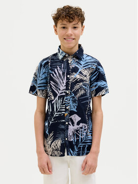 Jack&Jones Junior Jack&Jones Junior Koszula Hawaii 12269273 Granatowy Regular Fit