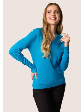 QUIOSQUE QUIOSQUE Sweter Quiosque 6VF005801 Niebieski Regular Fit