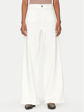 Marella Marella Palazzohose Samovar 2515131201 Écru Regular Fit