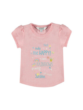 Kanz Kanz T-Shirt 1712013-2096 Różowy Basic Fit