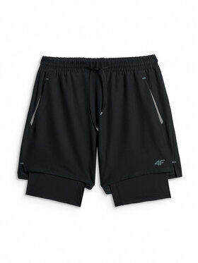4F 4F Szorty sportowe VICTORY PACK Czarny Regular Fit