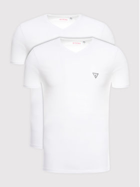 Guess Guess 2 marškinėlių komplektas U97G03 JR003 Balta Slim Fit