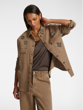 Elena Mirò Elena Mirò Giacca outdoor R148Z000022N022 Marrone Regular Fit