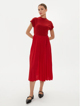 Tommy Hilfiger Tommy Hilfiger Rochie de zi WW0WW42020 Roșu Regular Fit