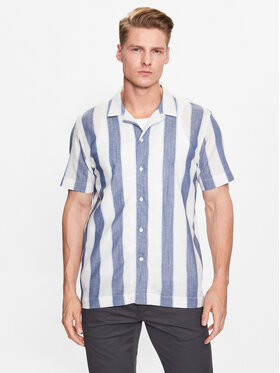Lindbergh Lindbergh Hemd 30-203419 Blau Relaxed Fit
