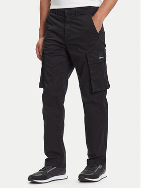 Karl Lagerfeld Jeans Karl Lagerfeld Jeans Spodnie materiałowe A3M10085 Czarny Regular Fit