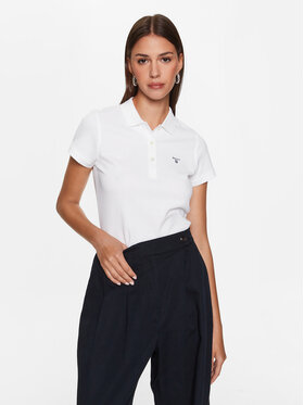 Gant Gant Polokošile Summer Pique 409504 Bílá Regular Fit