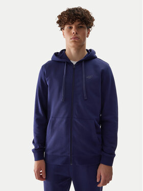 4F 4F Суитшърт 4FWSS24TSWSM0951 Тъмносин Regular Fit