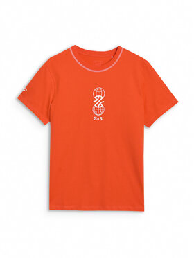 4F 4F T-Shirt BASKET Pomarańczowy Regular Fit
