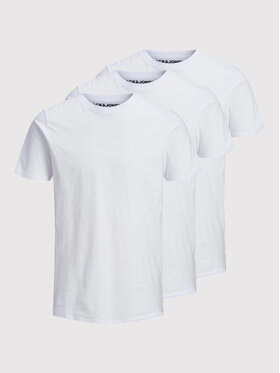 Jack&Jones Junior 3 marškinėlių komplektas Organic 12210989 Balta Regular Fit