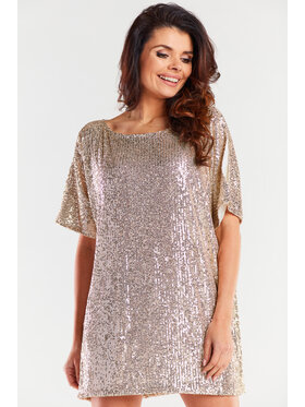 Awama Awama Abito da sera A483 Beige Basic Fit