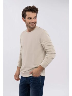 Volcano Volcano Bluza B-ANDY Beżowy Regular Fit