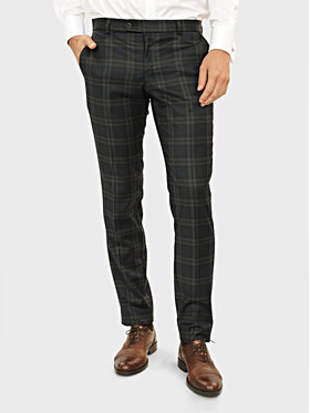 Evenemen Evenemen Spodnie garniturowe ROBIN Granatowy Slim Fit