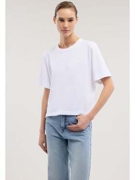 Trussardi Trussardi T-Shirt G1326000239N001 Biały Regular Fit