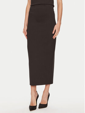 ViCOLO ViCOLO Spódnica midi TS0133 Brązowy Regular Fit