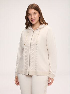 Fiorella Rubino Fiorella Rubino Felpa G80CL009526N002 Crema Regular Fit