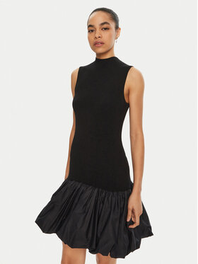 ROTATE ROTATE Rochie cocktail 113620 Negru Slim Fit