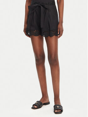 TWINSET TWINSET Stoffshorts 251TT2096 Schwarz Regular Fit