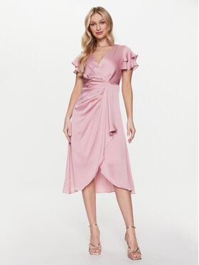 DKNY DKNY Sukienka koktajlowa DD2KM406 Różowy Regular Fit