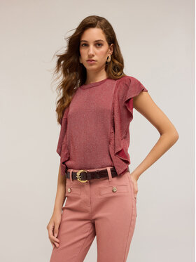 Motivi Motivi Cardigan M369W003452N0Z6 Bordeaux Over Fit