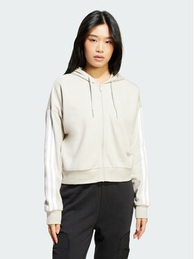 adidas adidas Bluza French Terry Beżowy Regular Fit