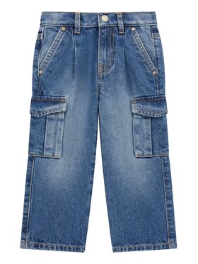Guess Kids Guess Kids Spodnie materiałowe 175443 Niebieski Regular Fit