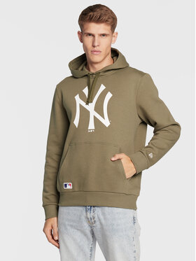 New Era New Era Bluza New York Yankees Team Logo 11863698 Zielony Regular Fit