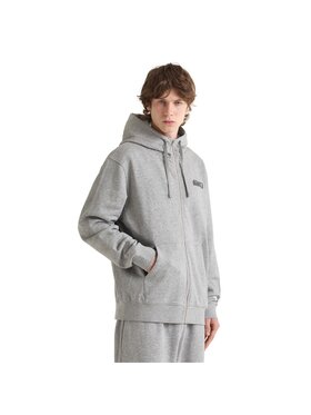 Diadora Diadora Bluza DIADORA HOODIE FZ. ATHL. LOGO Szary Regular Fit