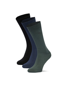 Gino Rossi Gino Rossi Set od 3 para muških visokih čarapa CEO_AS_GR_01_W_AW25 (3-pack). Tamnoplava
